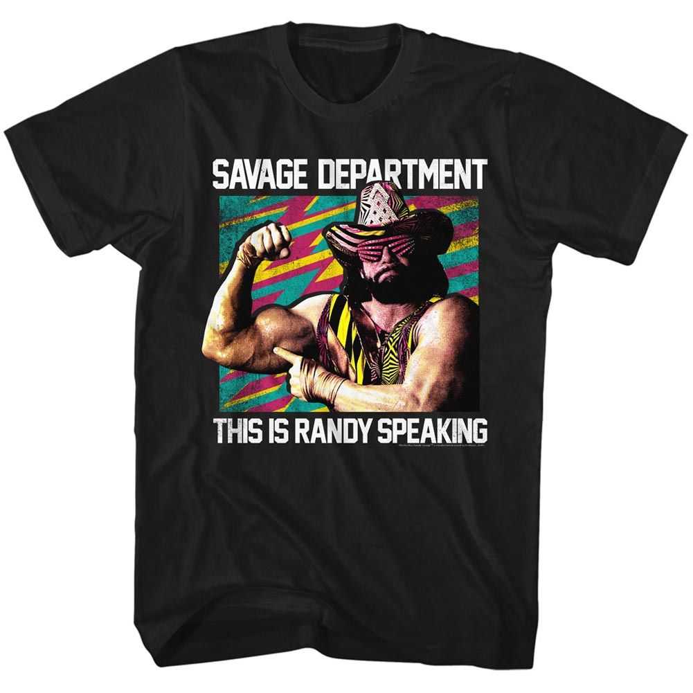 Macho Man - SAVAGE DEPT Adult Shirt