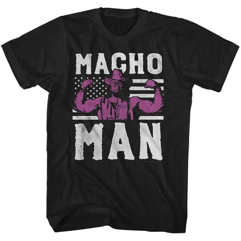 Macho Man - AMERICAN HERO Adult Shirt