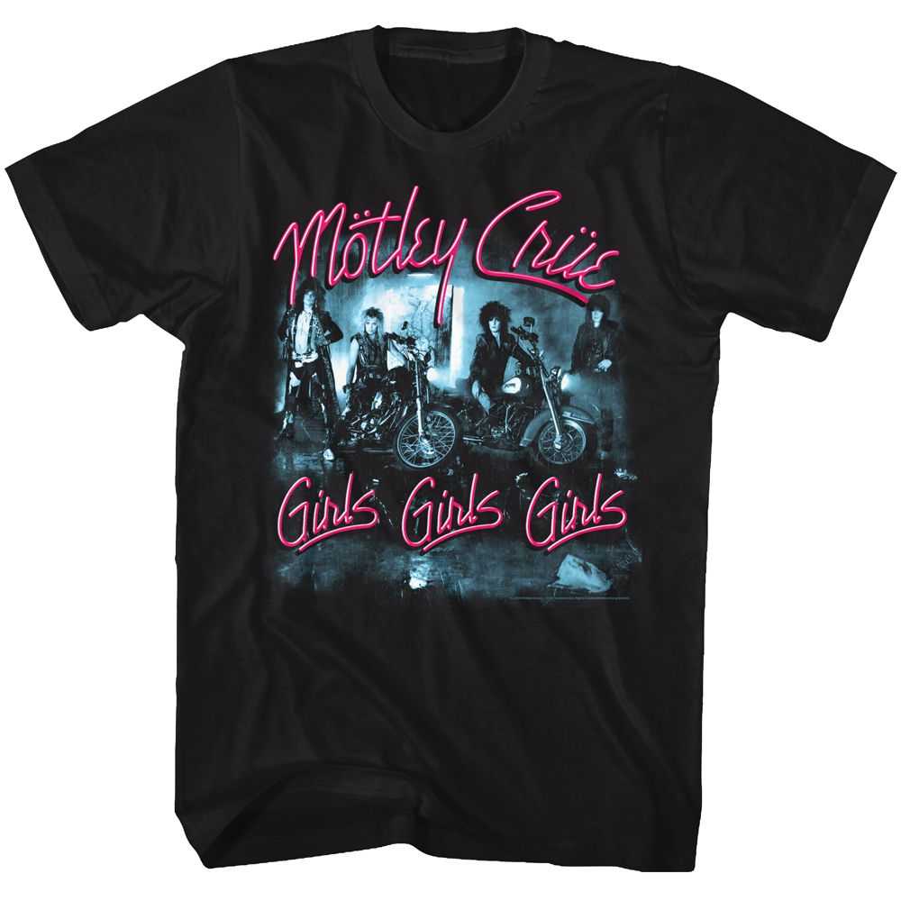 Motley Crue - GIRLS GIRLS GIRLS Adult Shirt