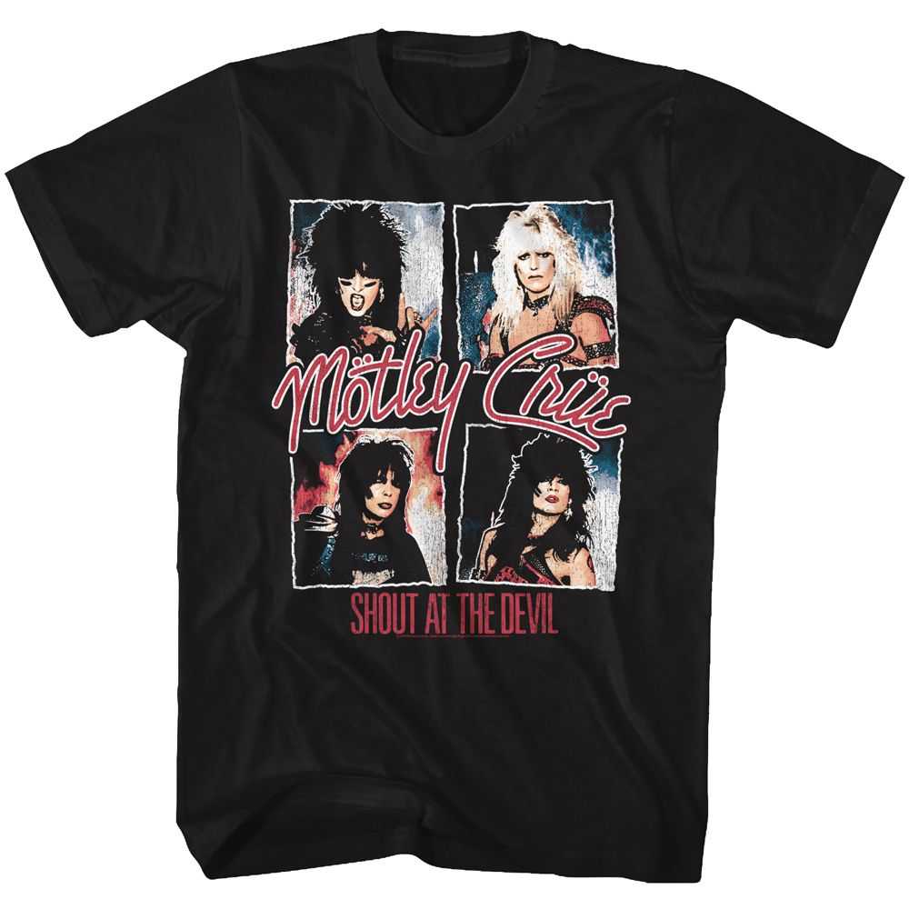 Motley Crue - SHOUT AT THE DEVIL Adult Shirt