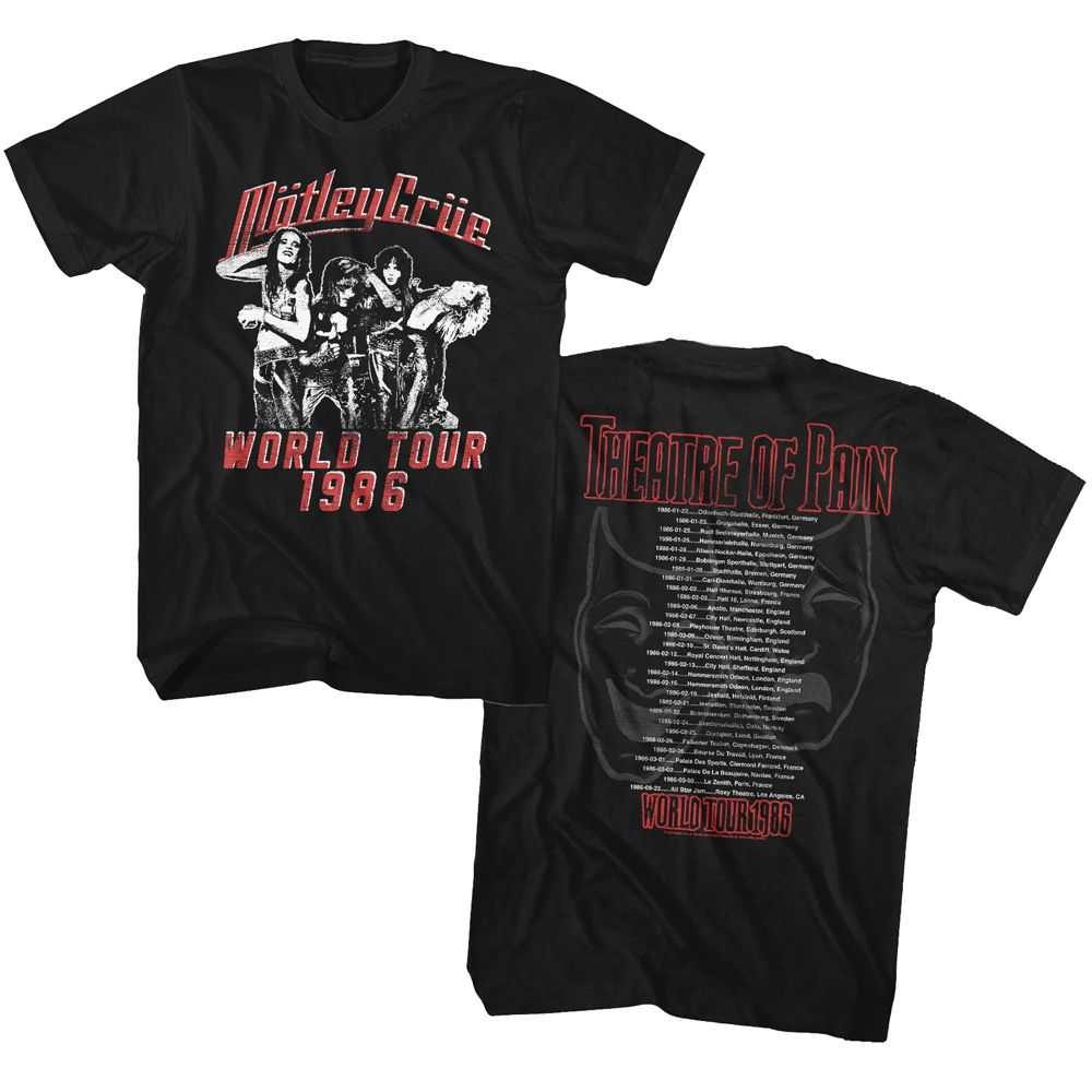 Motley Crue - THEATRE OF PAIN TOUR Adult Shirt