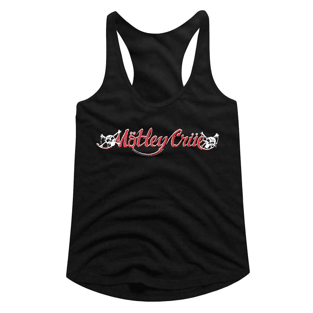 Motley Crue - RD AND WHT LOGO Adult Shirt