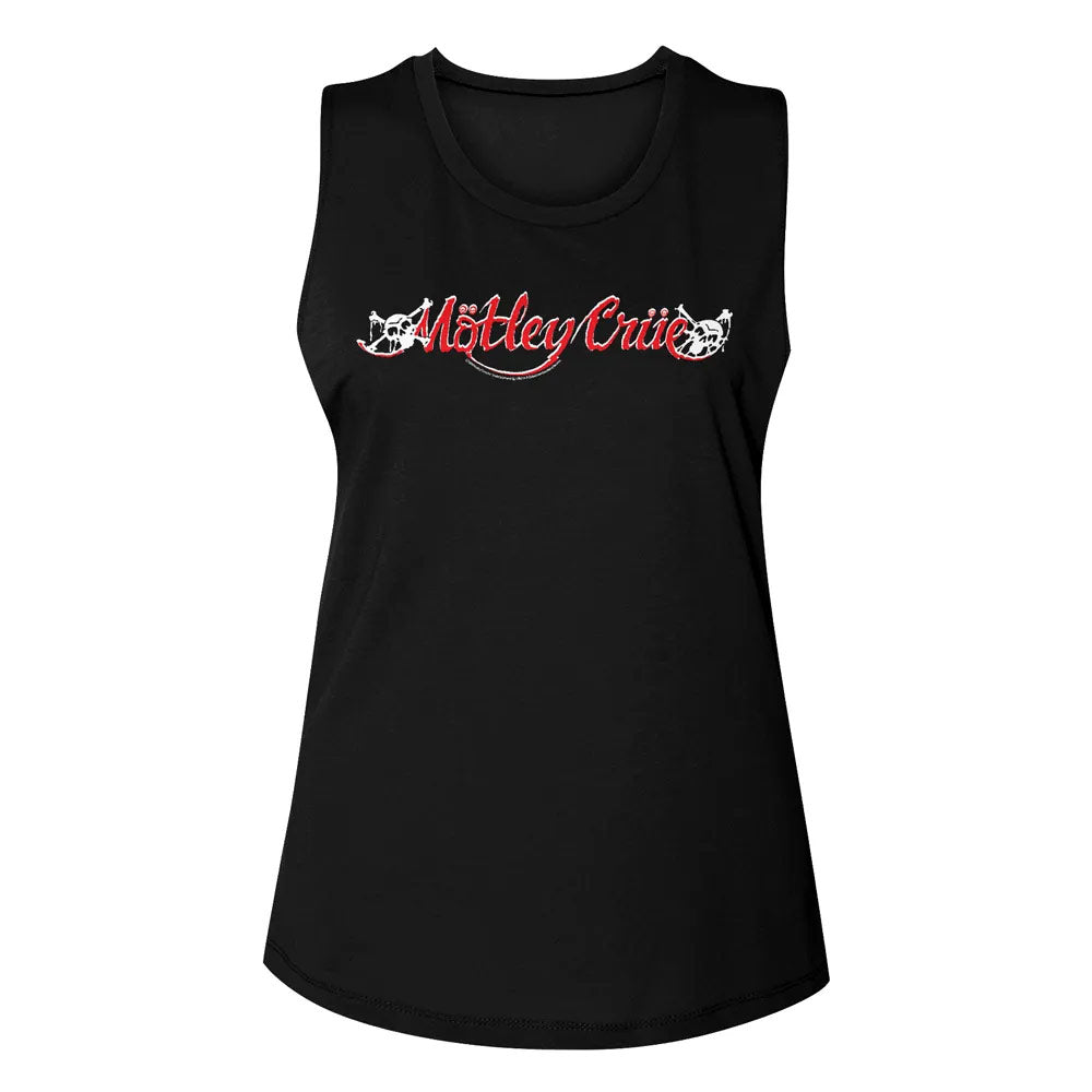 Motley Crue - RD AND WHT LOGO Adult Shirt