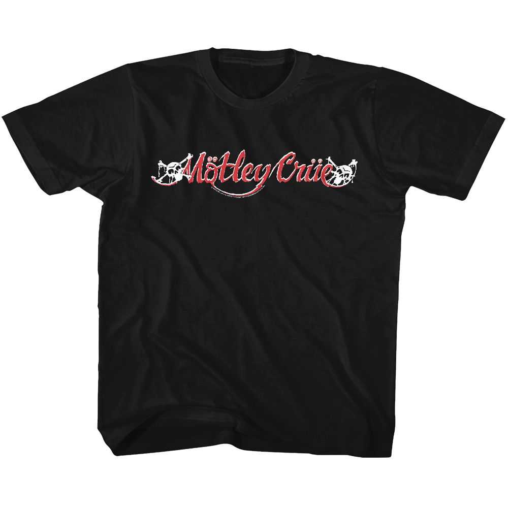 Motley Crue - RD AND WHT LOGO Youth Shirt