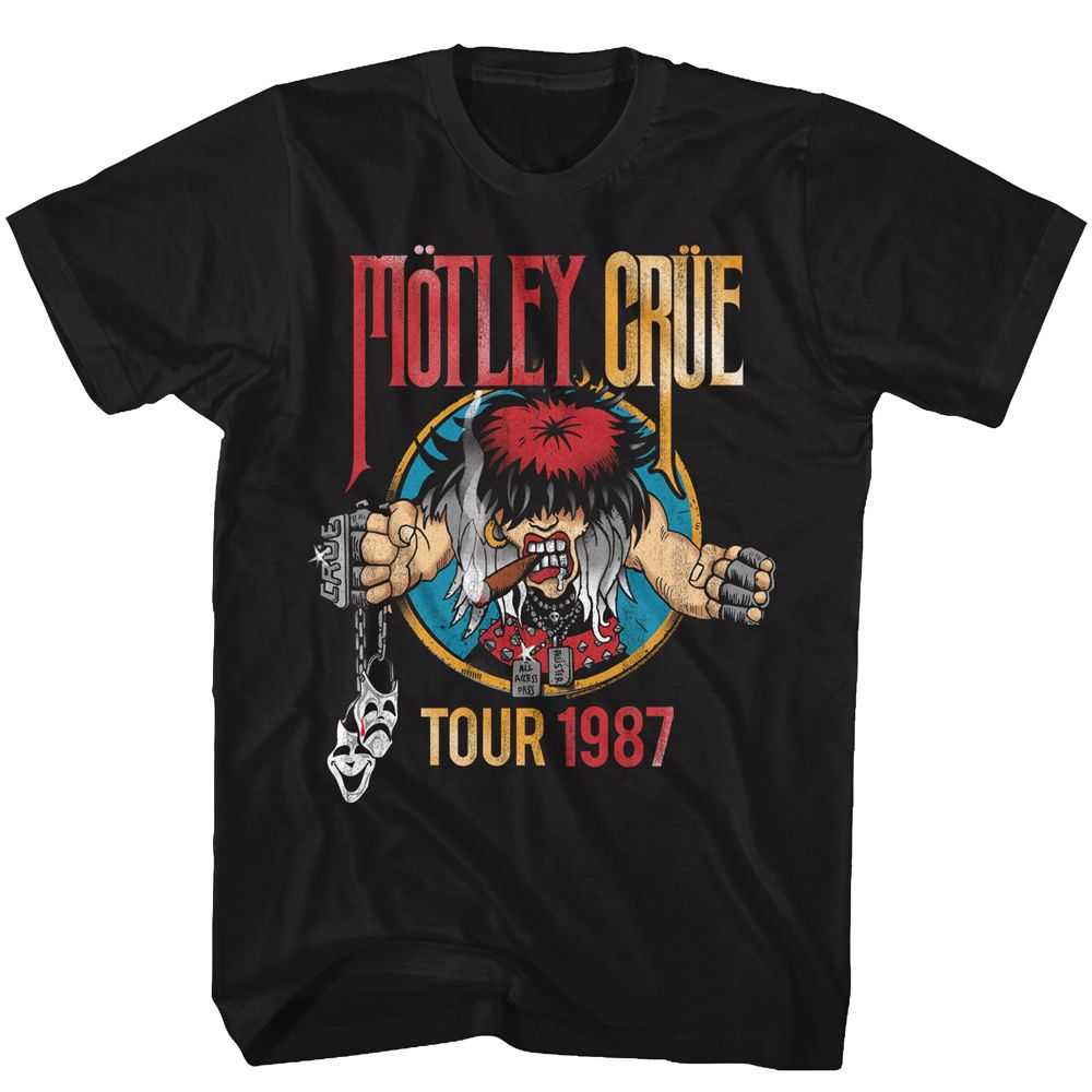 Motley Crue - TOUR1987 Adult Shirt