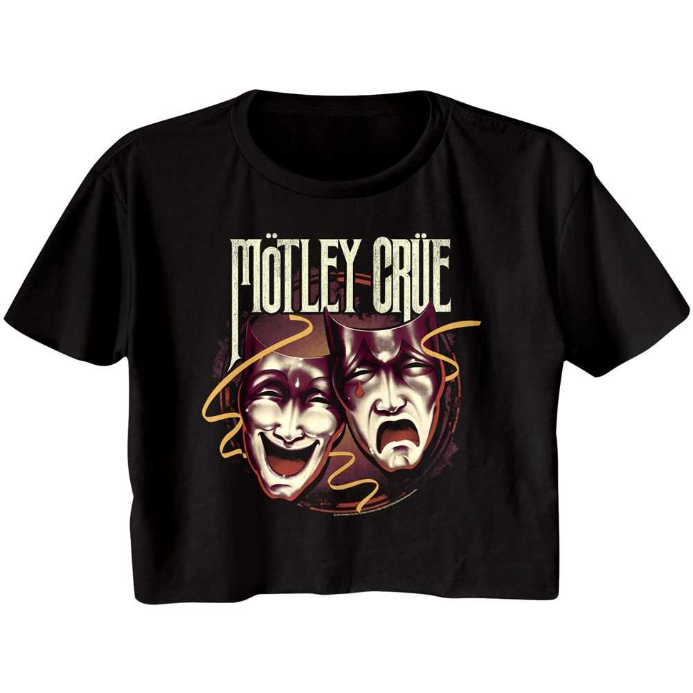 Motley Crue - DRAMA MASKS Adult Shirt