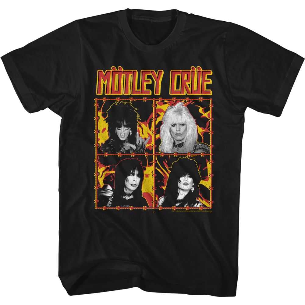 Motley Crue - FIRE AND WIRE Adult Shirt