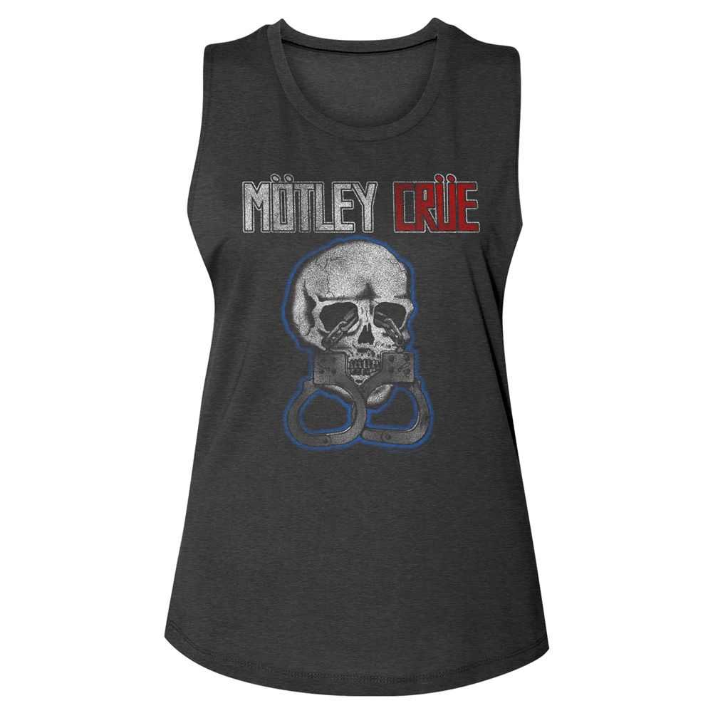 Motley Crue - SKULL AND CUFFS Adult Shirt