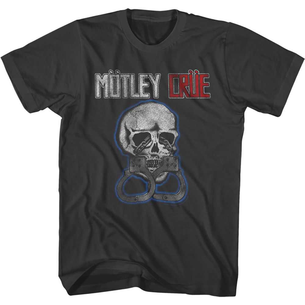 Motley Crue - SKULL AND CUFFS Adult Shirt