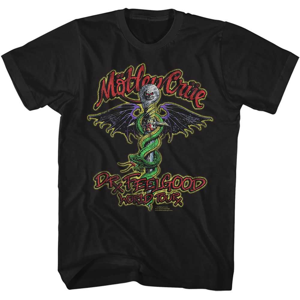 Motley Crue - MOTLEY CRUE DR FEELGOOD TOUR Adult Shirt