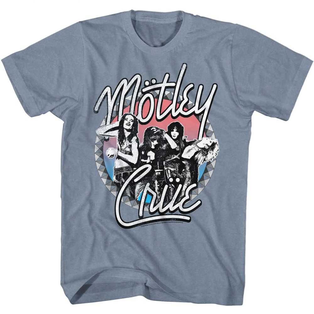 Motley Crue - MOTLEY CRUE STUDDED Adult Shirt
