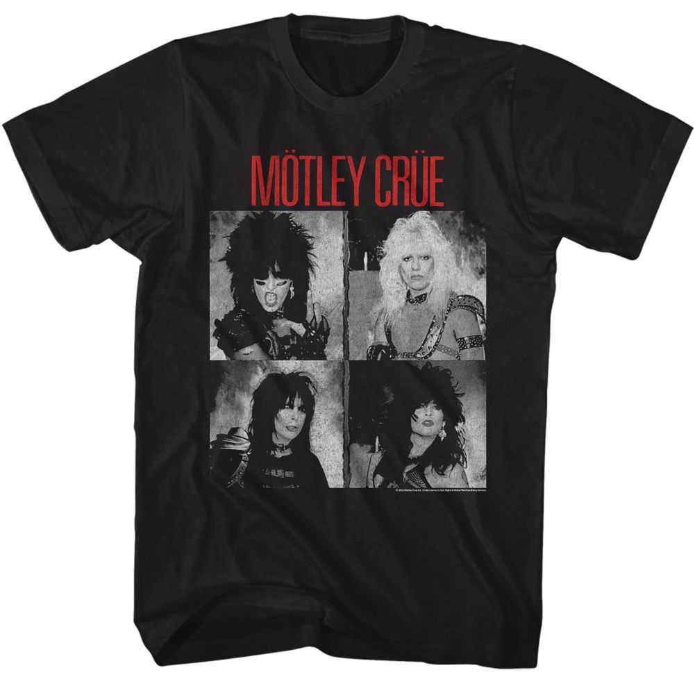 Motley Crue - MOTLEY CRUE-BW SHOUT COVER Adult Shirt