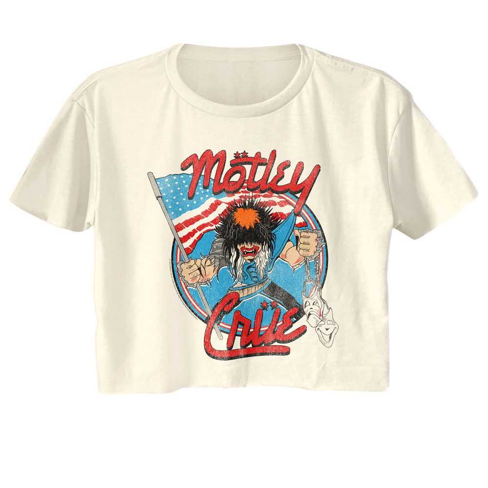 Motley Crue - MOTLEY CRUE ALLISTER WITH US FLAG Adult Shirt