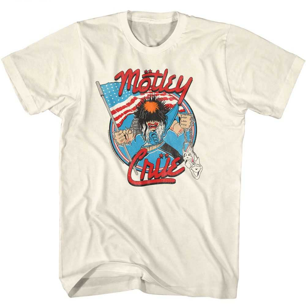 Motley Crue - MOTLEY CRUE ALLISTER WITH US FLAG Adult Shirt