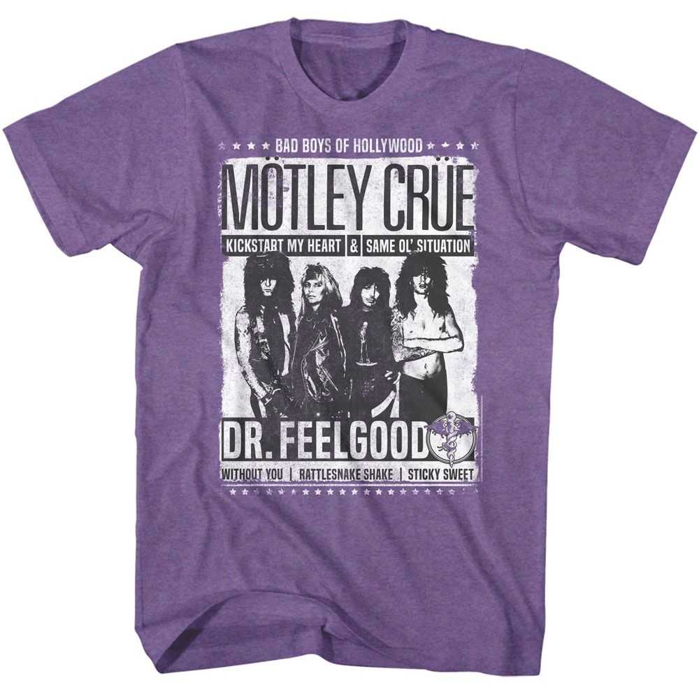 Motley Crue - MOTLEY CRUE DR FEELGOOD SONGS Adult Shirt
