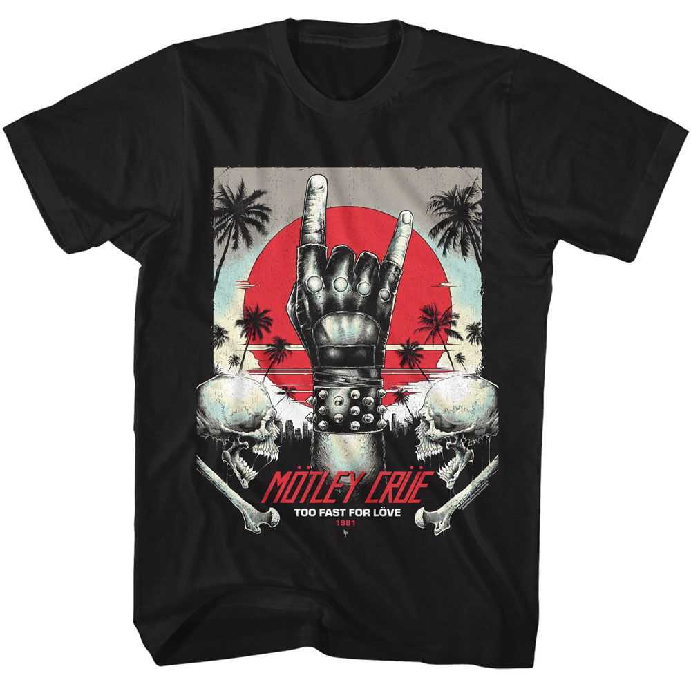 Motley Crue - MOTLEY CRUE TOO FAST FOR LOVE Adult Shirt
