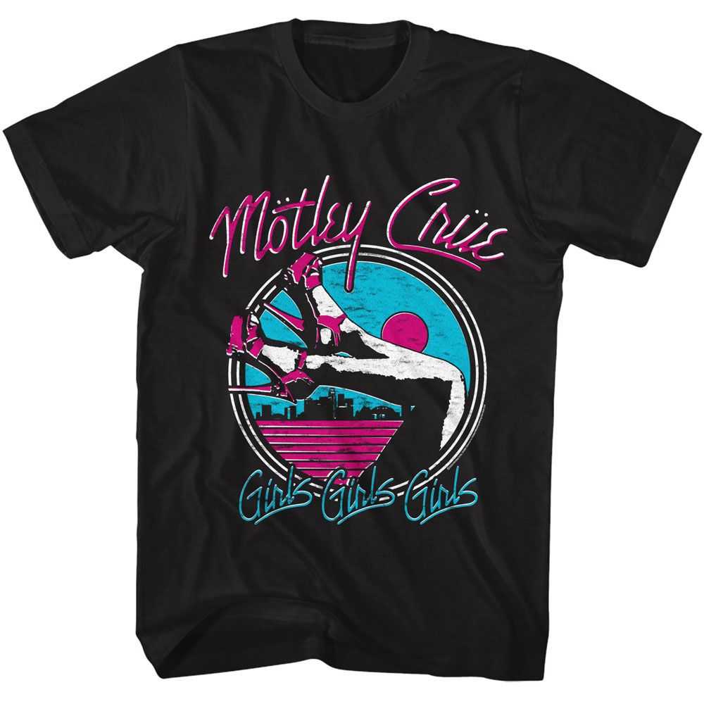 Motley Crue - MOTLEY CRUE GIRLS LEGS Adult Shirt