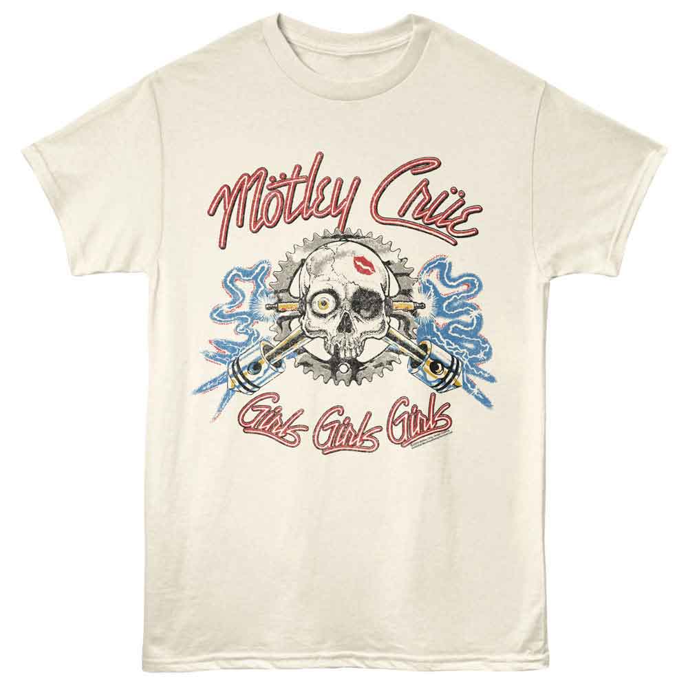 Motley Crue - MOTLEY CRUE ELECTRIC SKULL Adult Shirt