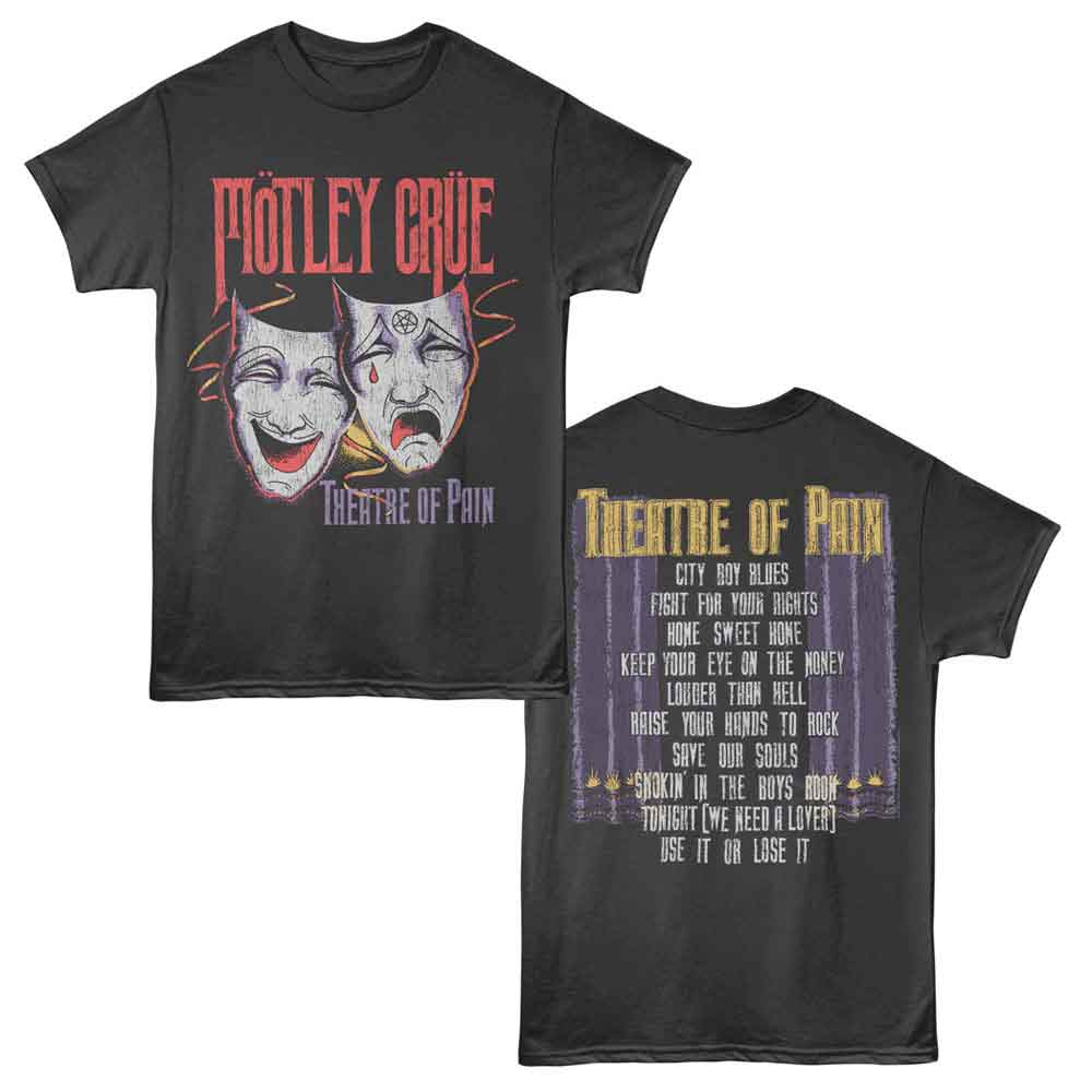 Motley Crue - MOTLEY CRUE THEATRE OF PAIN F B Adult Shirt