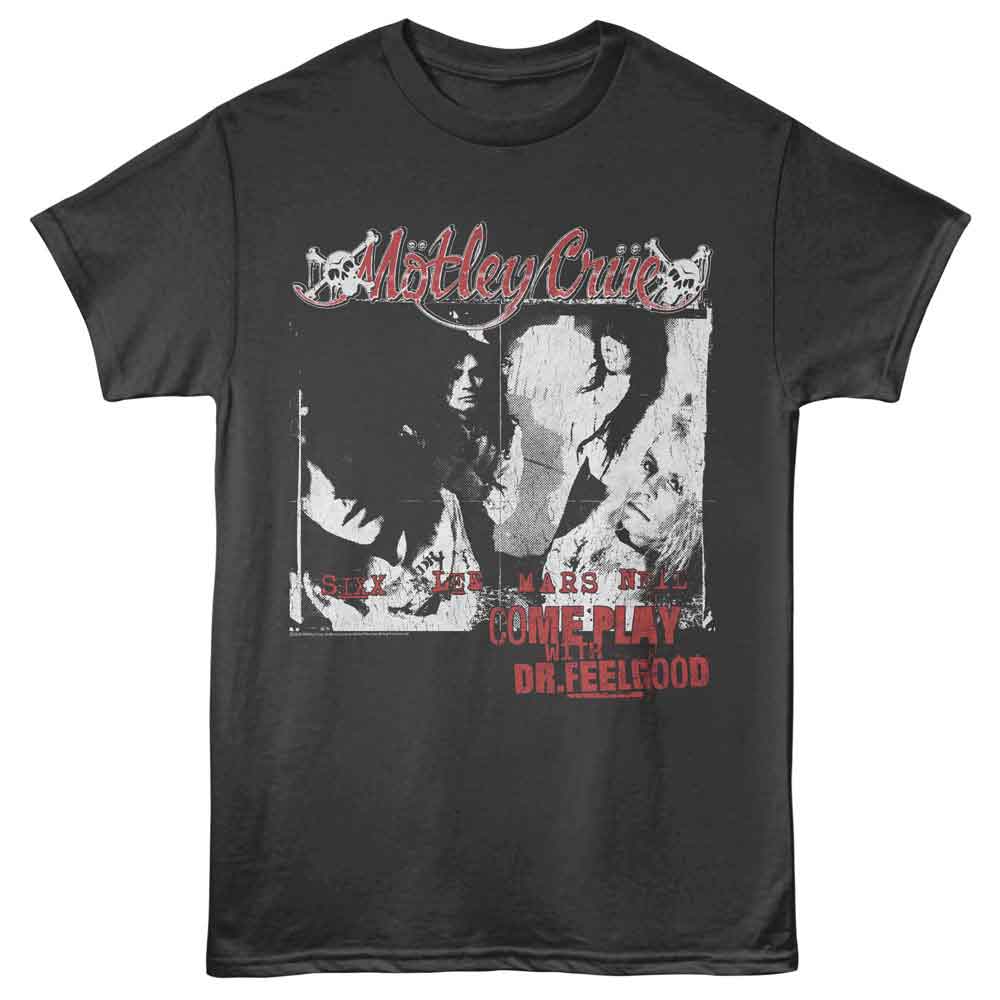 Motley Crue - MOTLEY CRUE COME PLAY W DR FEELGOOD Adult Shirt