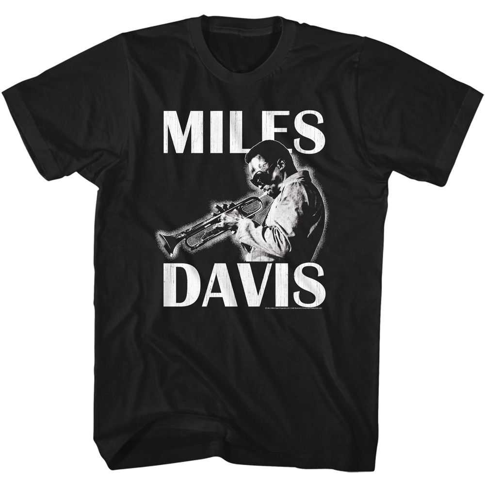 Miles Davis - MILES DAVIS PLAYING THE TRUMPET Adult Shirt