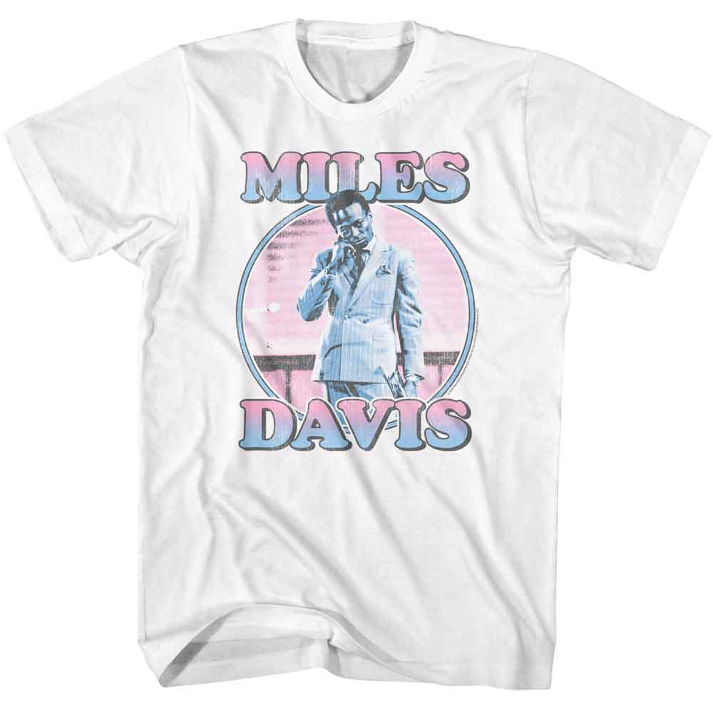 Miles Davis - MILES DAVIS PASTEL GRADIENTS Adult Shirt