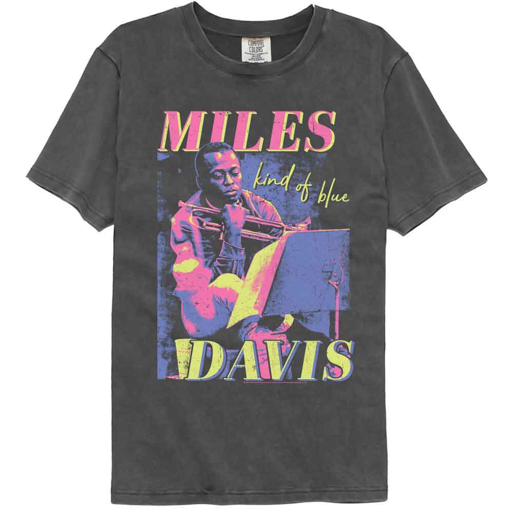 Miles Davis - MILES DAVIS VIBRANT TRICOLOR Adult Shirt