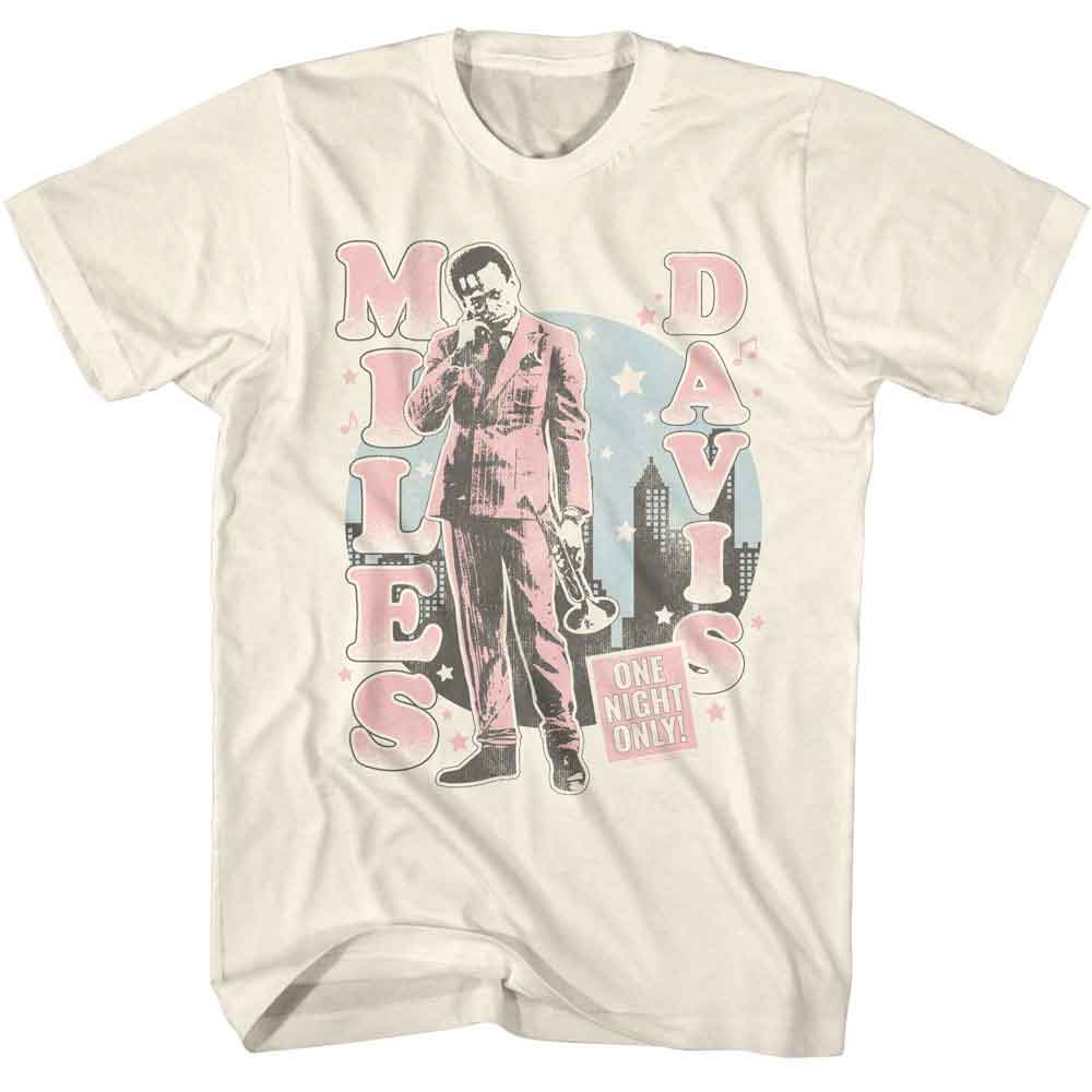Miles Davis - MILES DAVIS ONE NIGHT ONLY CITYSCAPE Adult Shirt