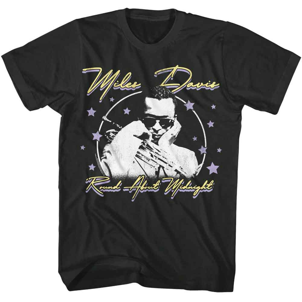 Miles Davis - MILES DAVIS ROUND ABOUT MIDNIGHT STARS Adult Shirt