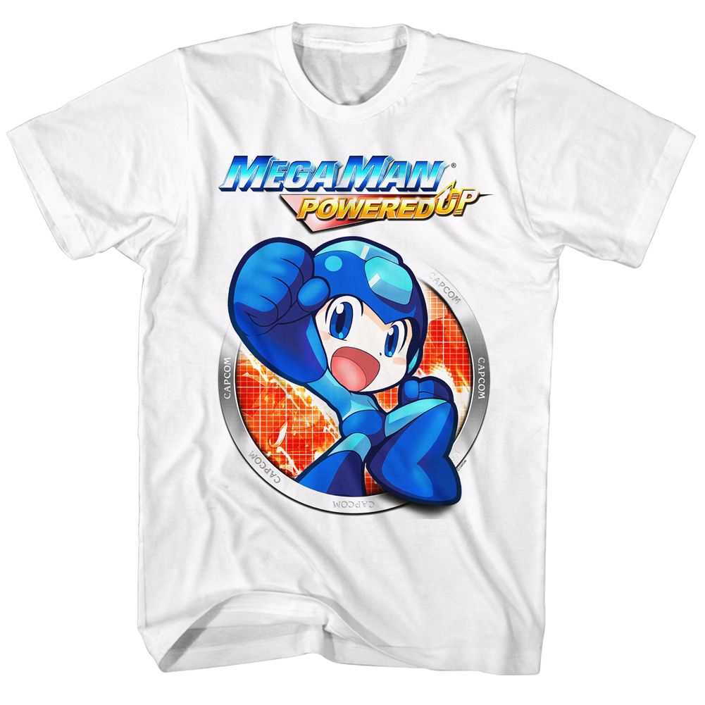 Mega Man - POWERED UP Adult Shirt