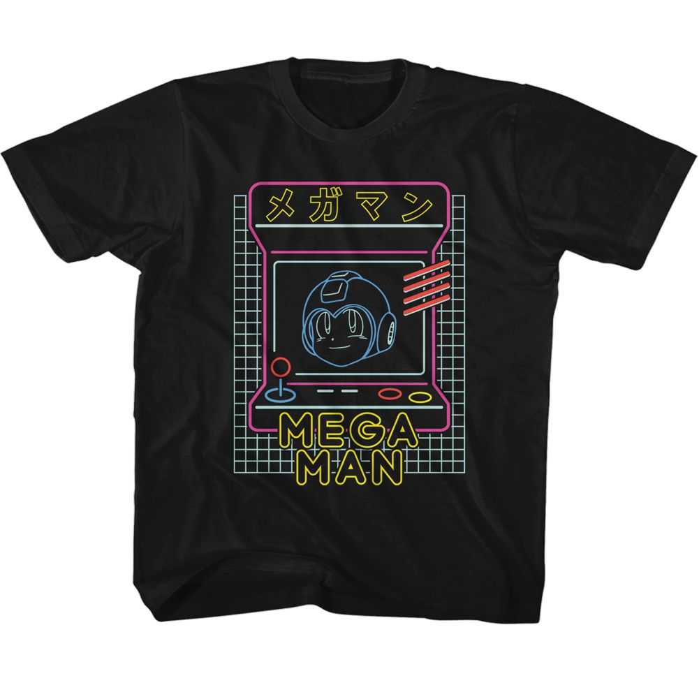 Mega Man - MEGA MAN NEON ARCADE Youth Shirt