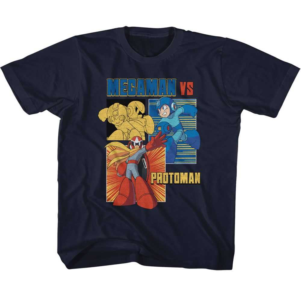 Mega Man - MEGA MAN VS PROTOMAN Youth Shirt