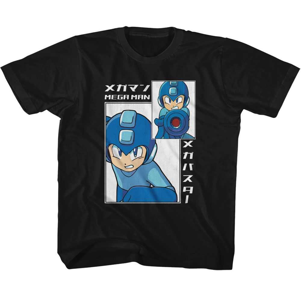 Mega Man - MEGA MAN BIG AND SMALL RECTANGLE Youth Shirt