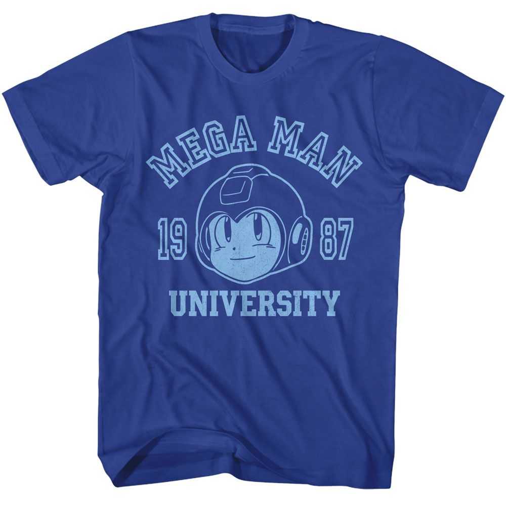 Mega Man - MEGA MAN MEGA UNIVERSITY Adult Shirt