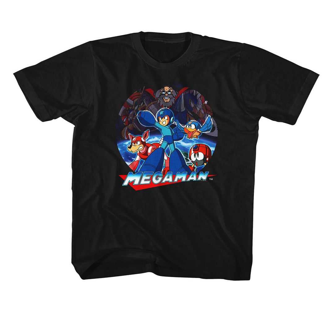 Mega Man - MEGA MAN COLLAGE Youth Shirt