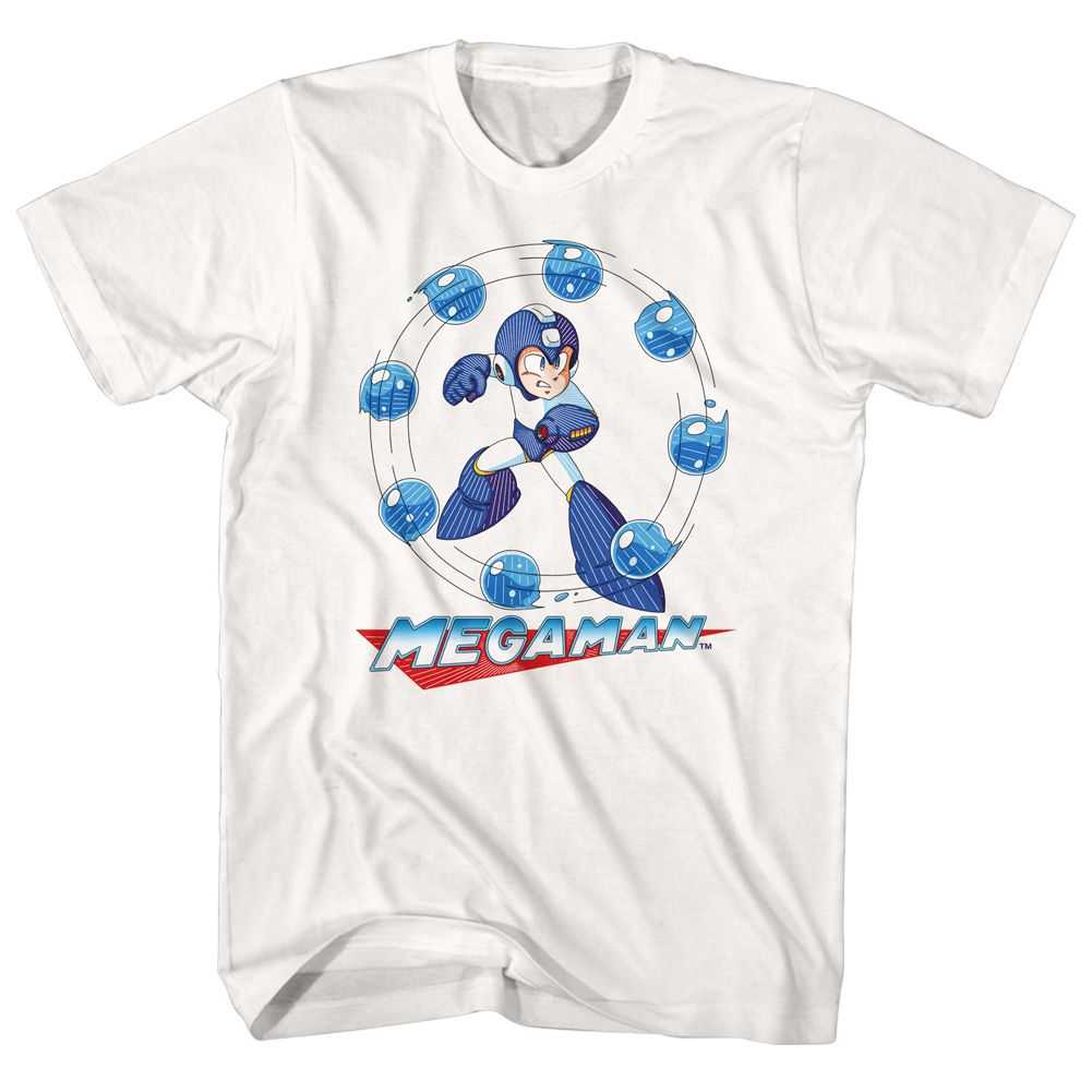 Mega Man - WATER SHIELD Adult Shirt