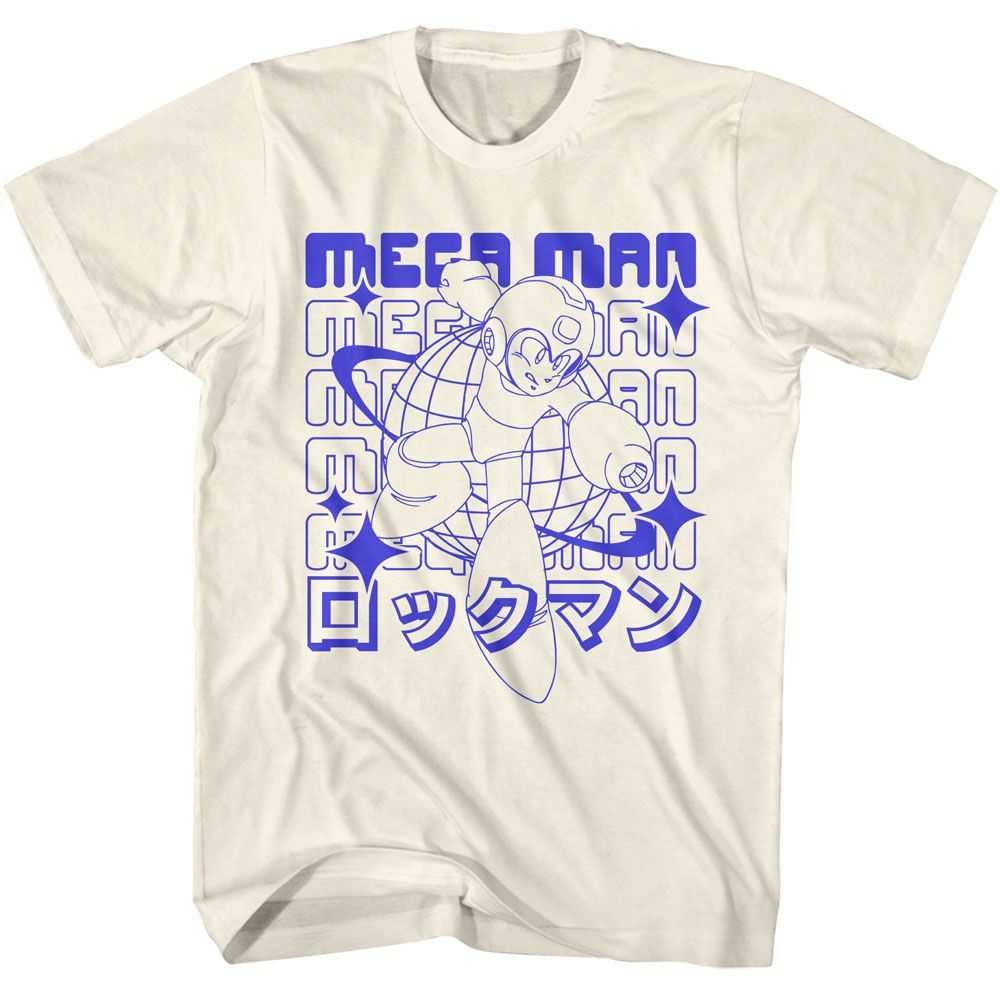 Mega Man - MEGA MAN 72K PLANET Adult Shirt