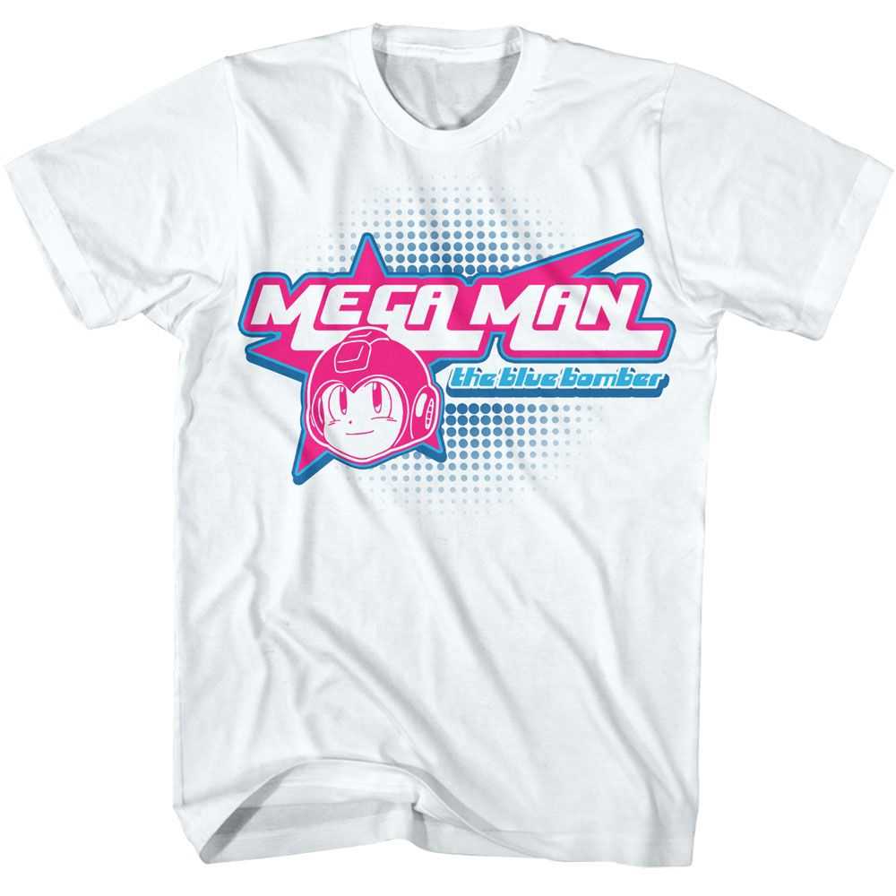 Mega Man - MEGA MAN Y2K STAR Adult Shirt