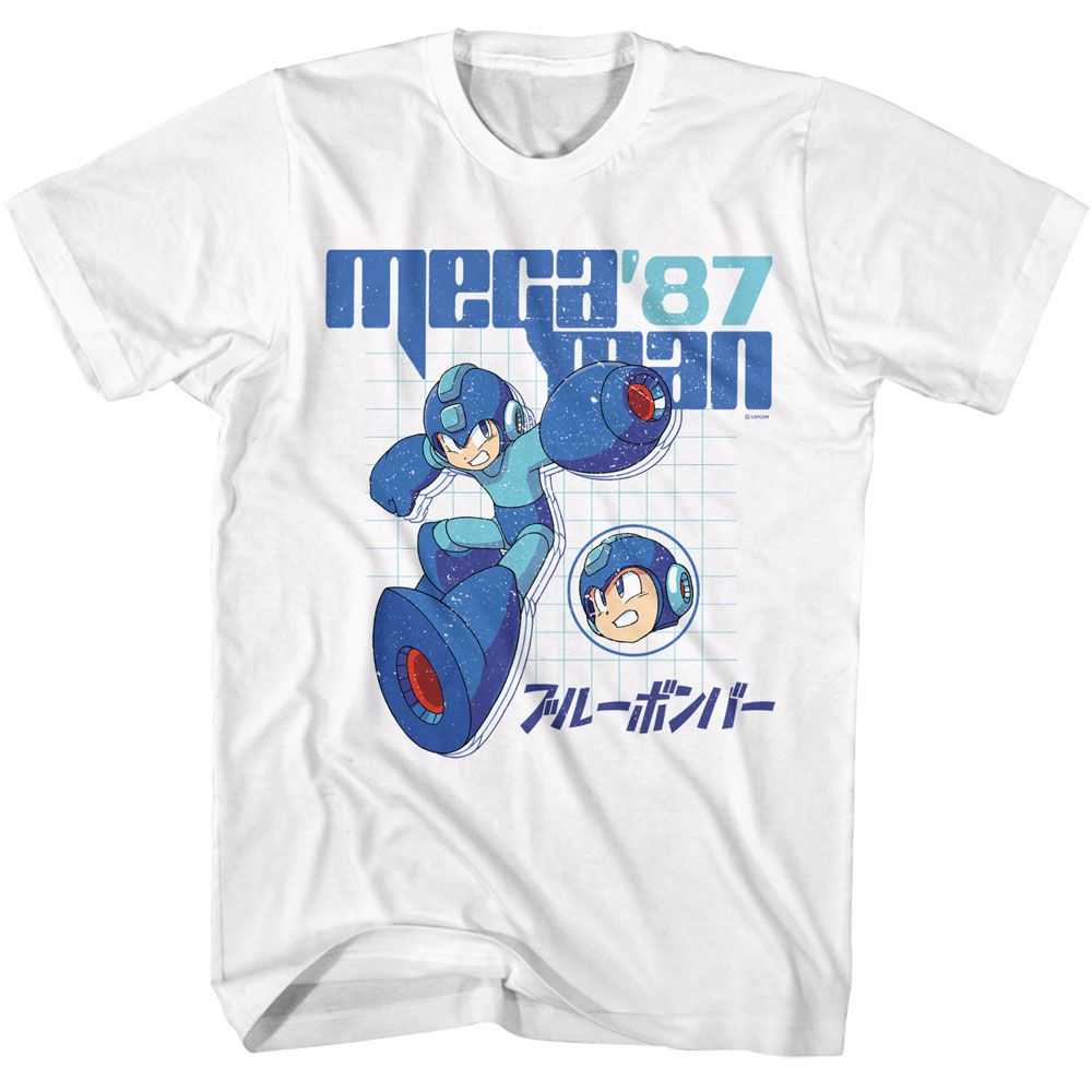 Mega Man - MEGA MAN 87 Adult Shirt