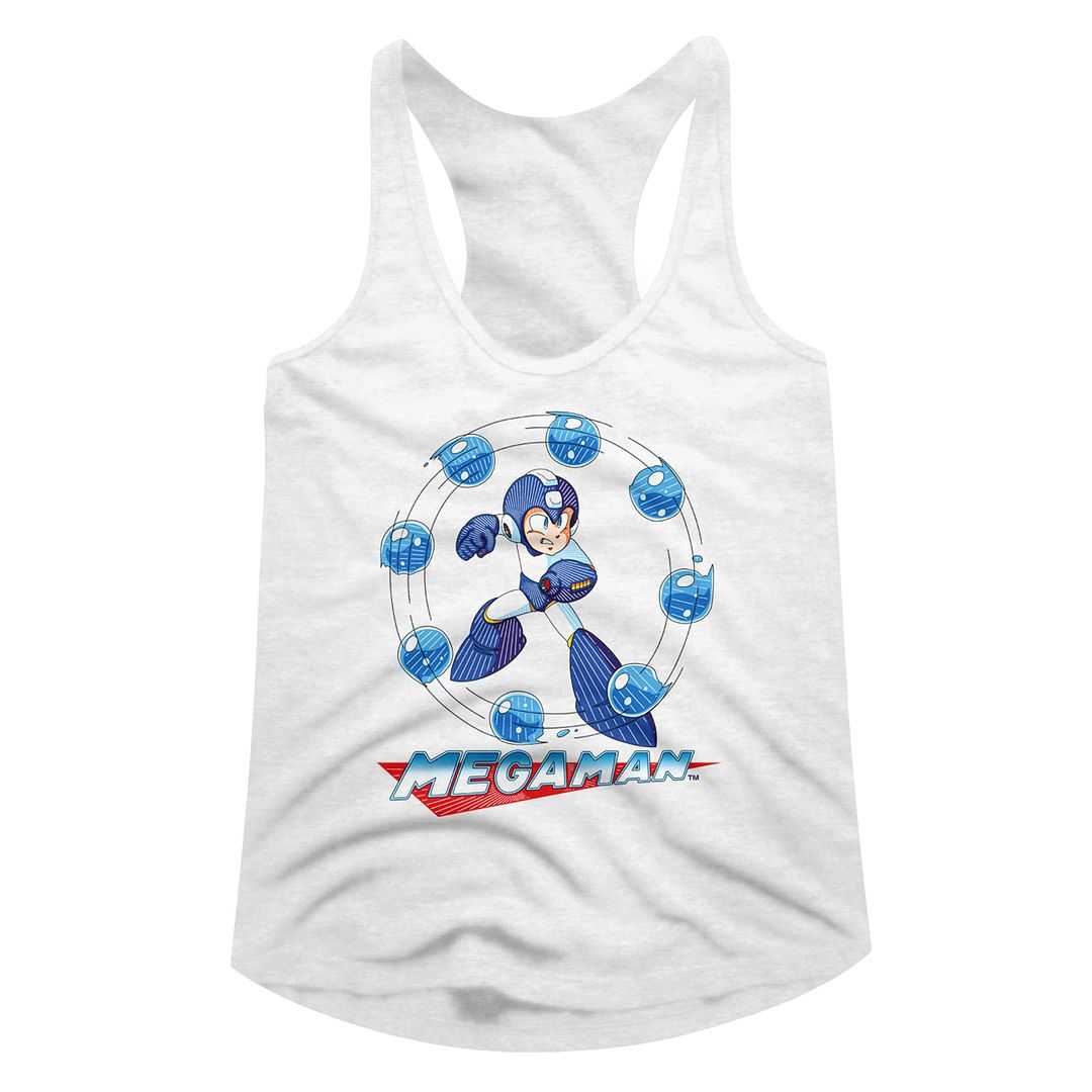 Mega Man - WATER SHIELD Adult Shirt