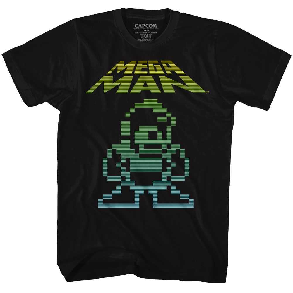 Mega Man - MEGA PIXEL Adult Shirt