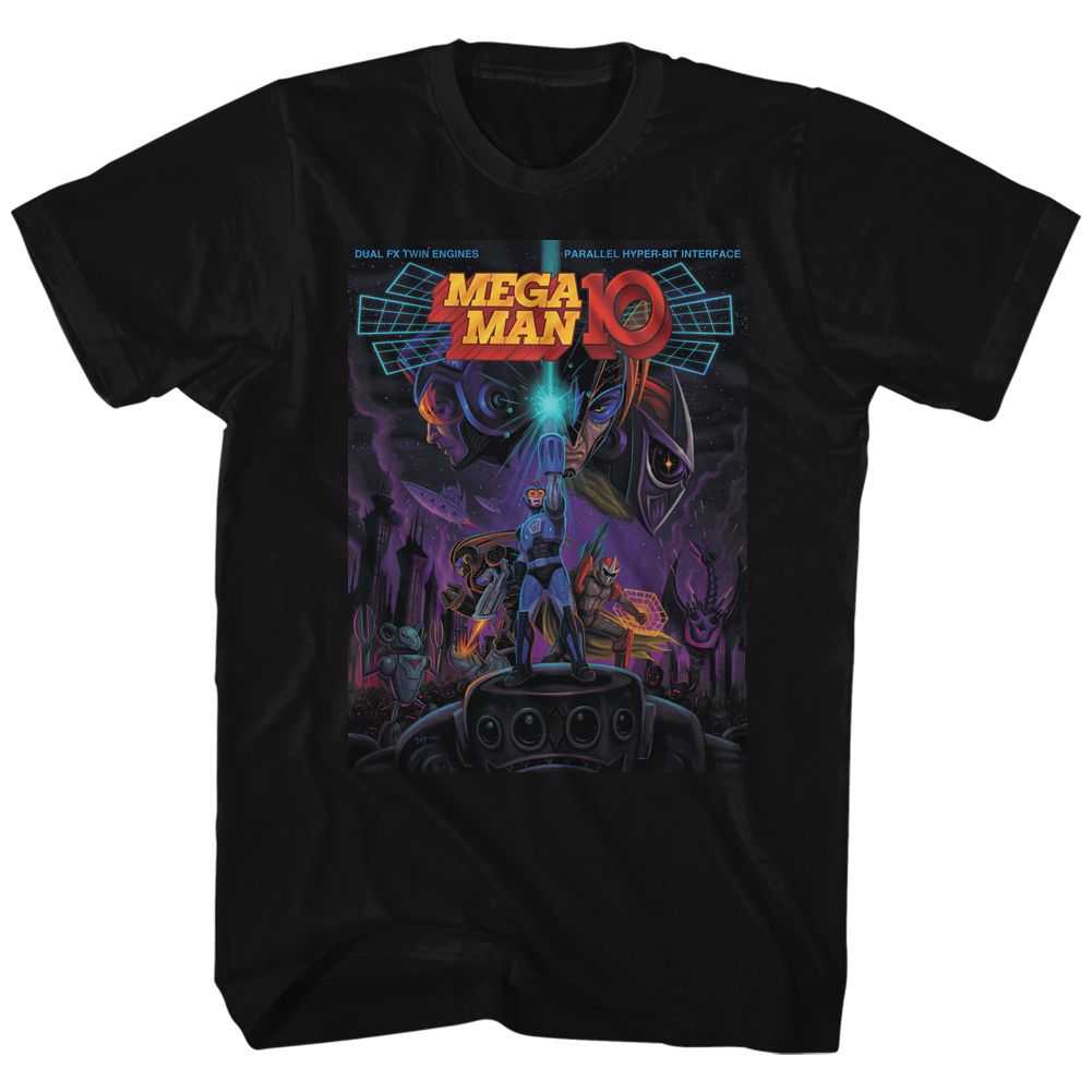Mega Man - MEGA MAN 10 Adult Shirt