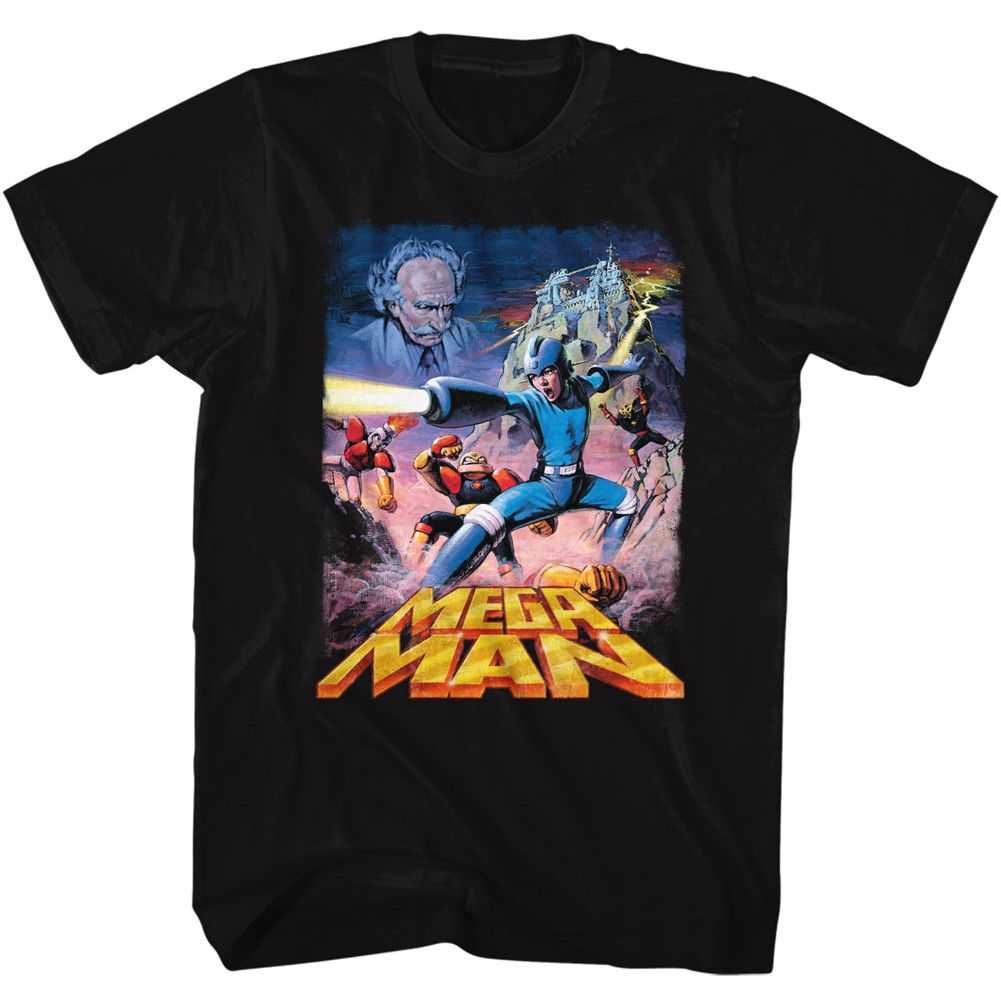Mega Man - POSTERY MEGAMAN Adult Shirt