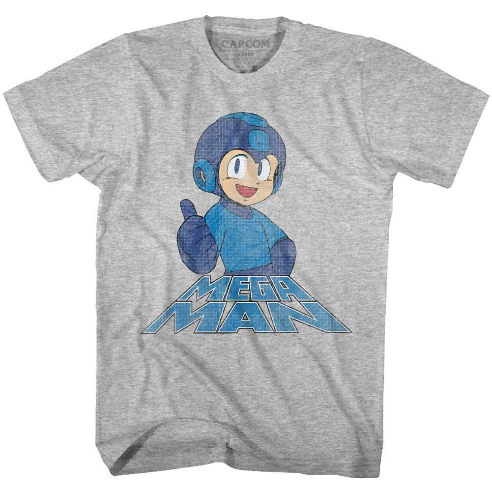 Mega Man - RIGHT ON Adult Shirt
