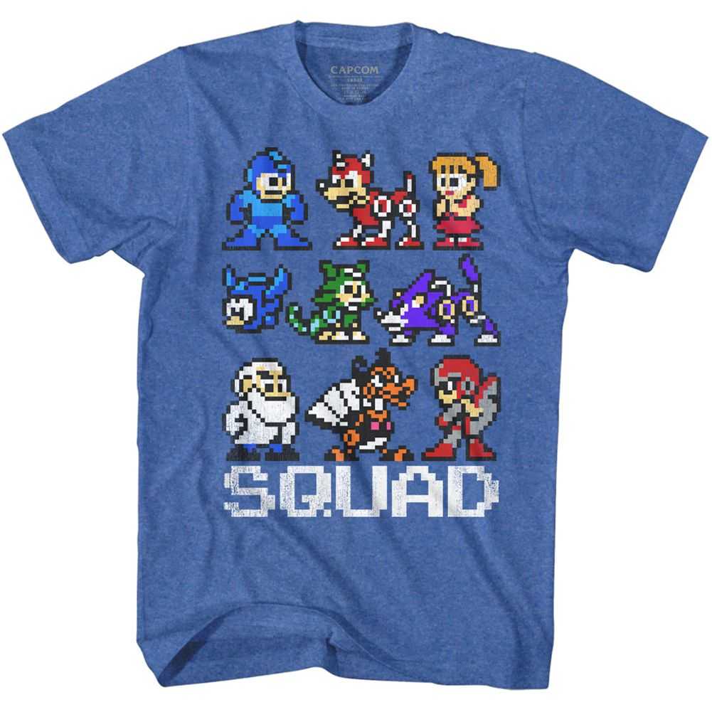 Mega Man - SQUAD Adult Shirt