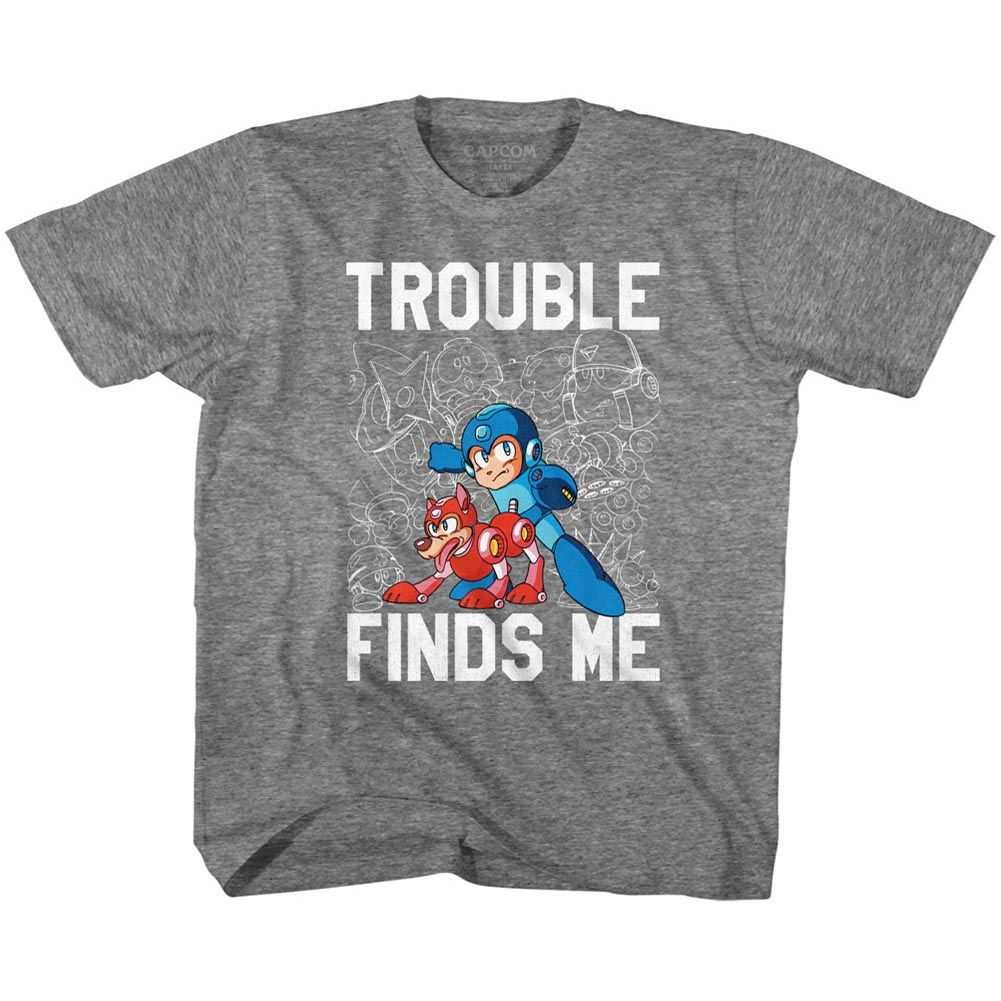 Mega Man - TROUBLE Youth Shirt