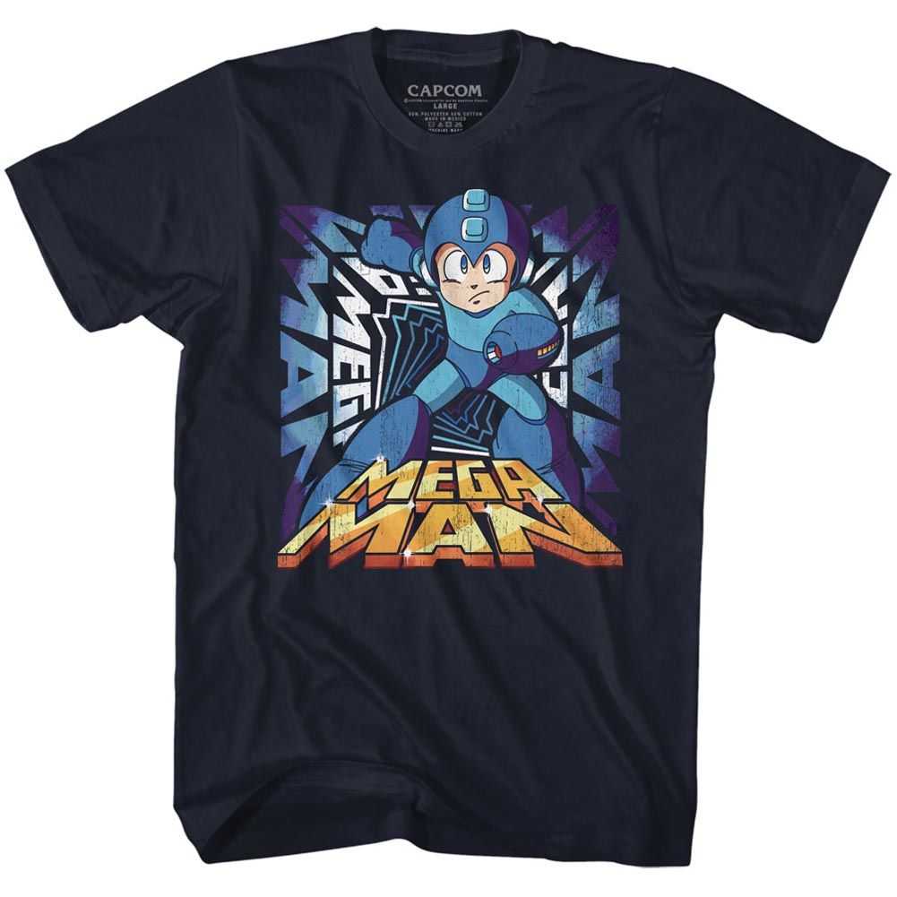 Mega Man - MEGAMAN Adult Shirt