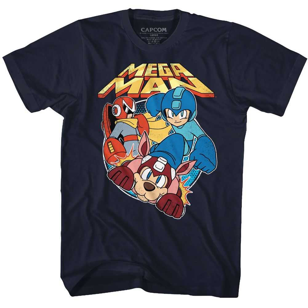 Mega Man - FLAT COLORS Adult Shirt