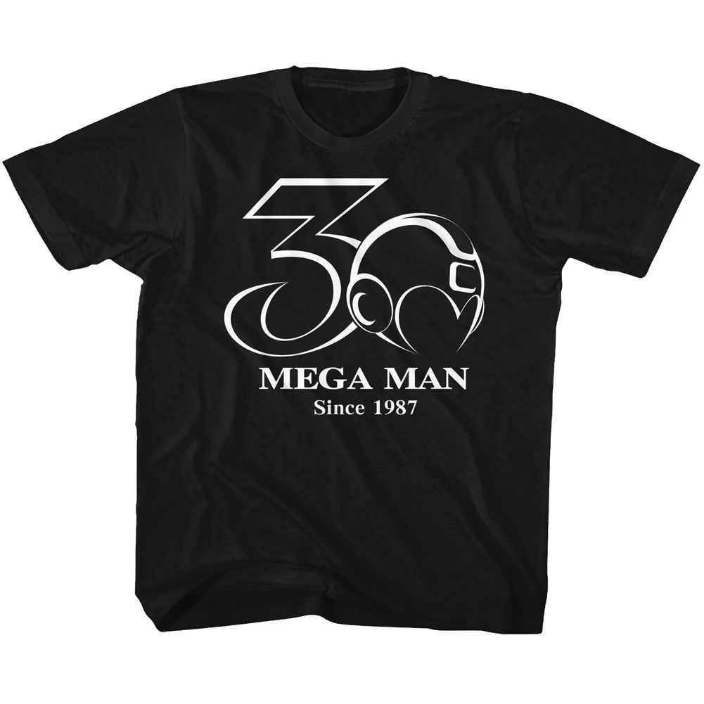 Mega Man - 30TH BW Youth Shirt