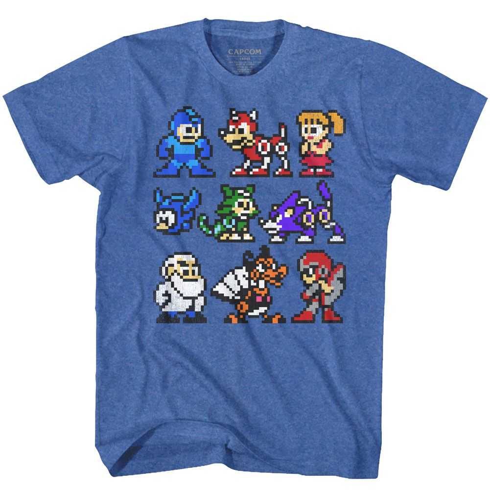 Mega Man - THE CAST Adult Shirt